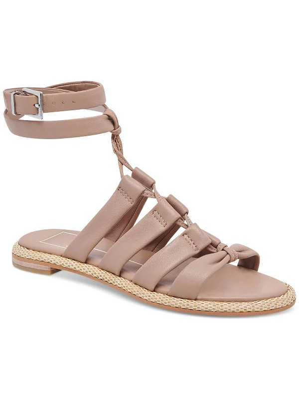 Buy Today Adison Womens Leather Buckle Gladiator Sandals