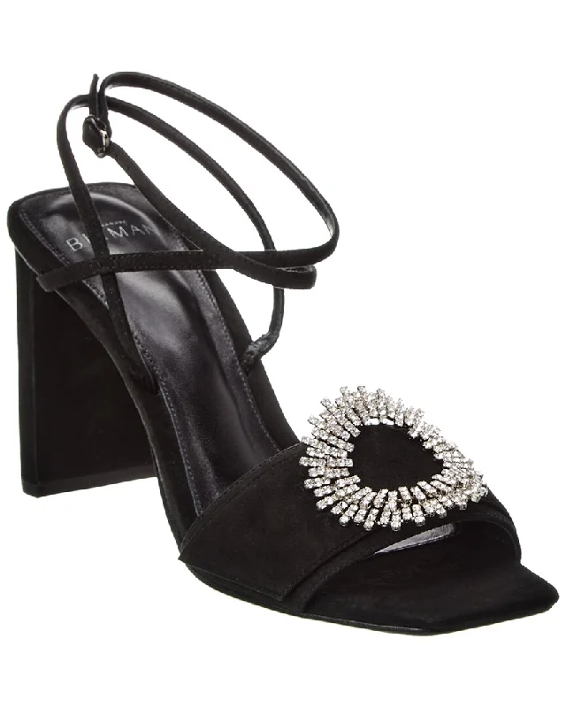Massive Savings Alexandre Birman Madelina Pillar 85 Suede Sandal