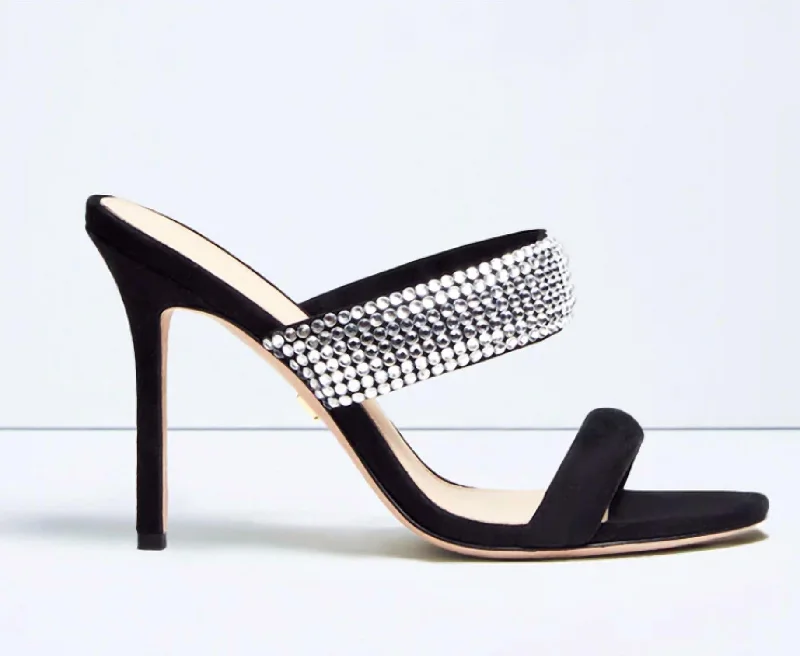 Weekend Offers You Can't Ignore Alvari Embellished Sandal In Black