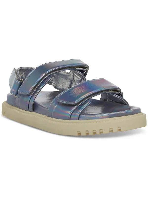 Reduced Price Ammore Womens Strappy Faux Leather Ankle Strap