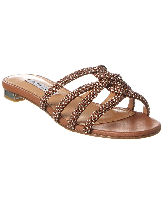 Price Smash Aquazzura Moondust Suede Sandal