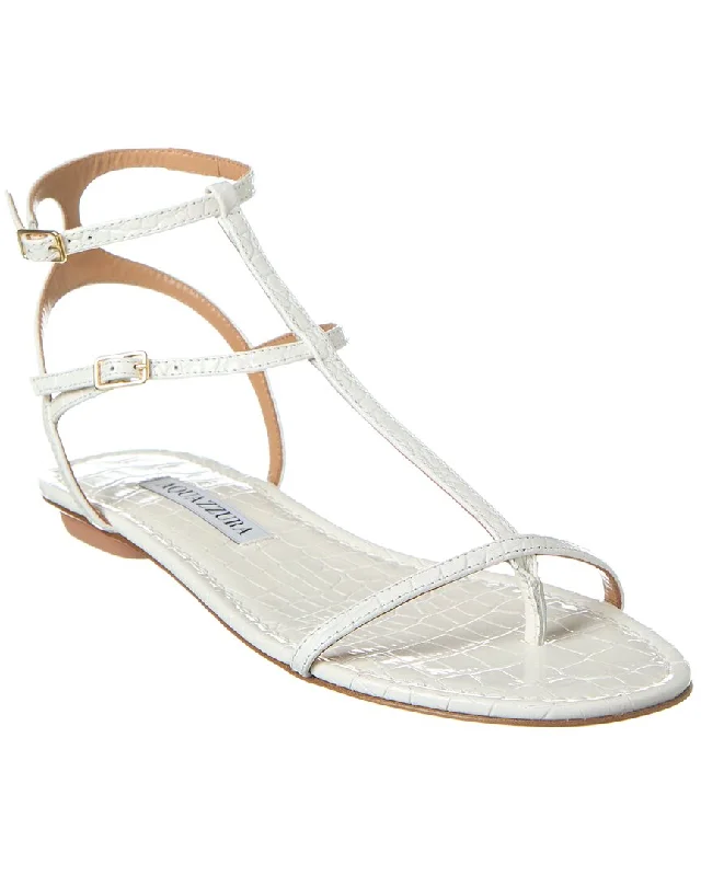 Flash Sale Aquazzura Ponza Leather Sandal