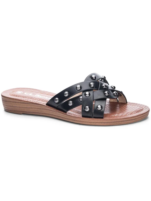 Year-End Sale Aspiring Womens Slide Slip On Flatform Sandals