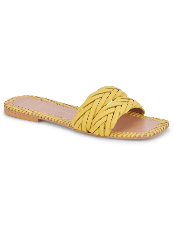 yellow leather