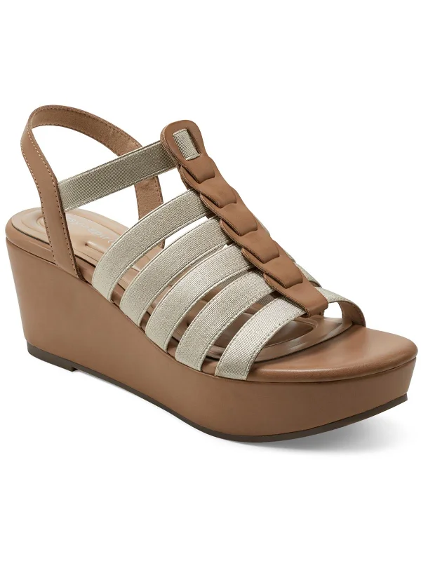 While Supplies Last Avinna Womens Faux Leather Strappy Platform Sandals