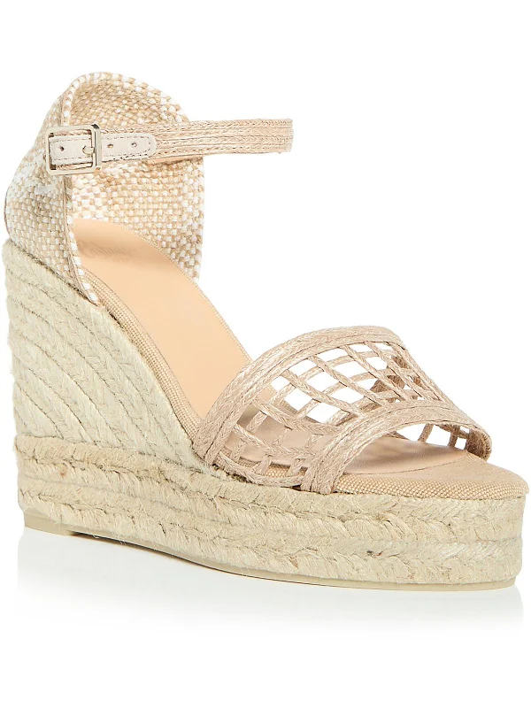 Special Price Bari Womens Ankle Strap Wedge Platform Sandals