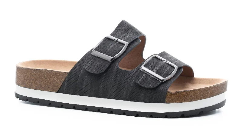 Weekend Deals That Thrill Beach Babe Sandals In Black Metallic