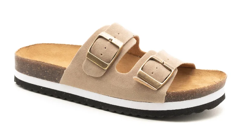 Weekend Bargains to Cherish Beach Babe Sandals In Tan Suede