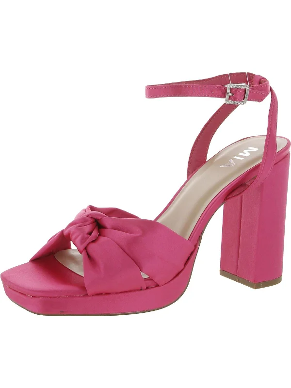 Flash Sale Happening Now – Act Fast Beky-S Womens Knot-Front Dressy Heels