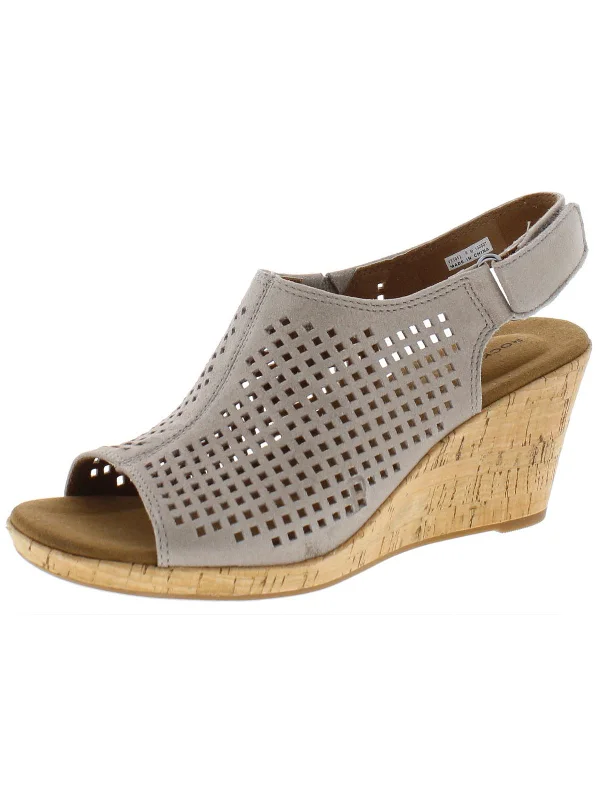 Great Deals Briah Womens Leather Slingback Dress Sandals