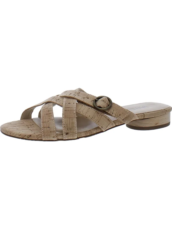 The Best Time To Shop Is Now Brogan Womens Leather Metallic Huarache Sandals
