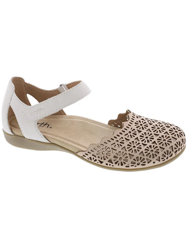 Final Clearance Bronnie Womens Padded Insole Suede Ankle Strap