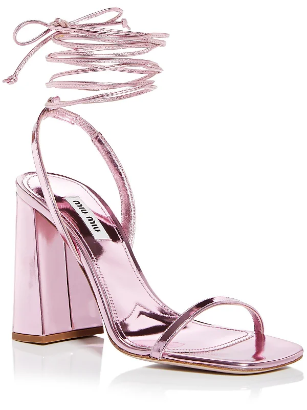 Weekend Specials Just for You Calzature Donna Womens Leather Metallic Strappy Sandals