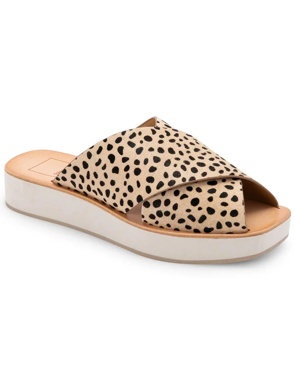 leopard calf hair