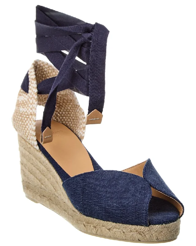 Value Deals Castañer Blina Canvas Wedge Sandal