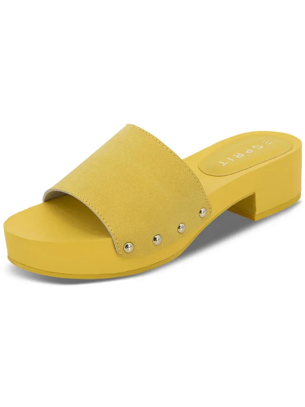 Shop and Save CAYLEE Womens Block Heel Lifestyle Slide Sandals