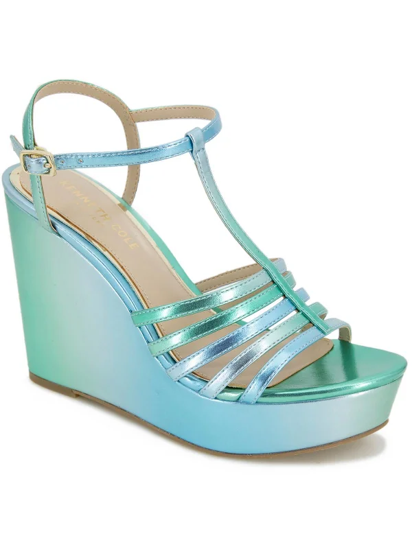 Unbeatable Prices CELIA Womens Faux Leather Wedge Sandals