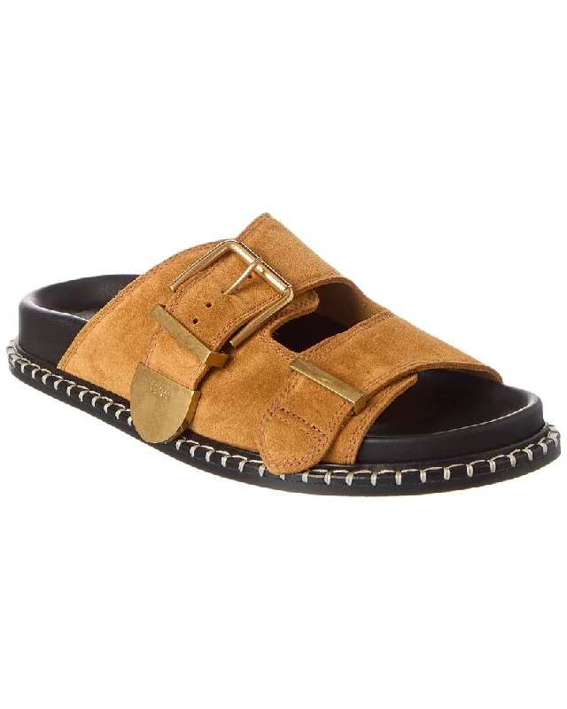 Final Sale Chloé Rebecca Suede Sandal