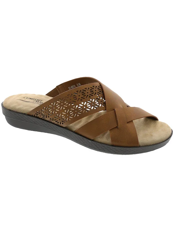 This Weekend's Hottest Deals Are Live Coo Womens Faux Leather Slide Sandals