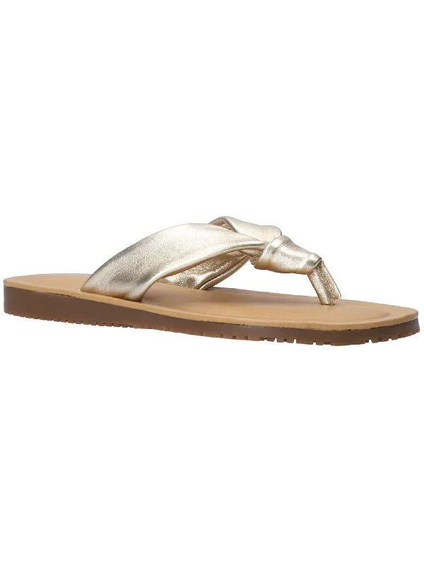 Extra Savings Cov-Italy Womens Leather Flip-Flop Thong Sandals