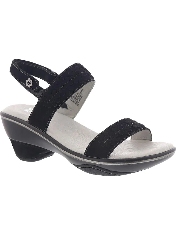 Weekend Specials to Indulge In Daisy Womens Leather Adjustable Heel Sandals