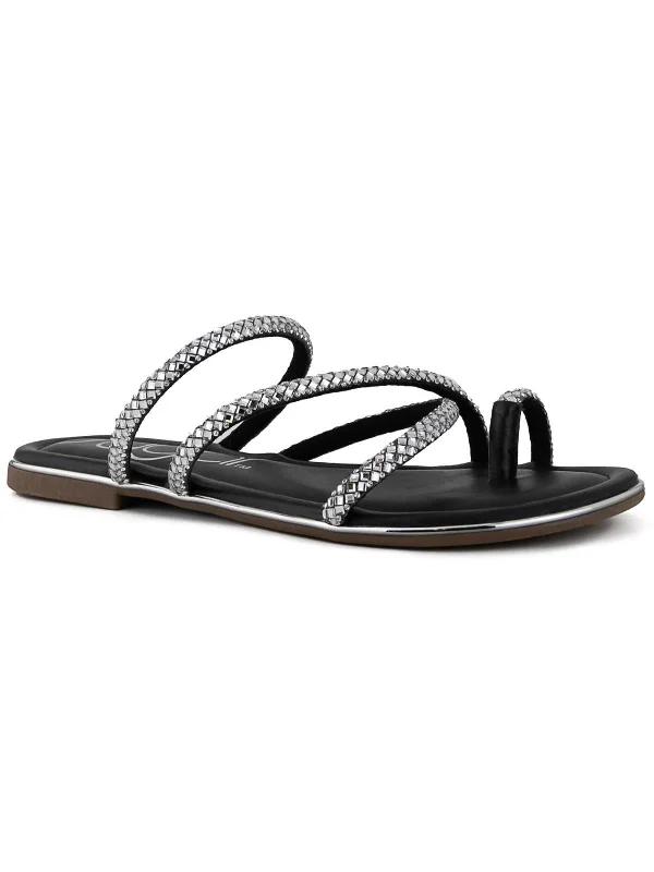 Online Specials Daydreamer Womens Slip-On Embellished Slide Sandals