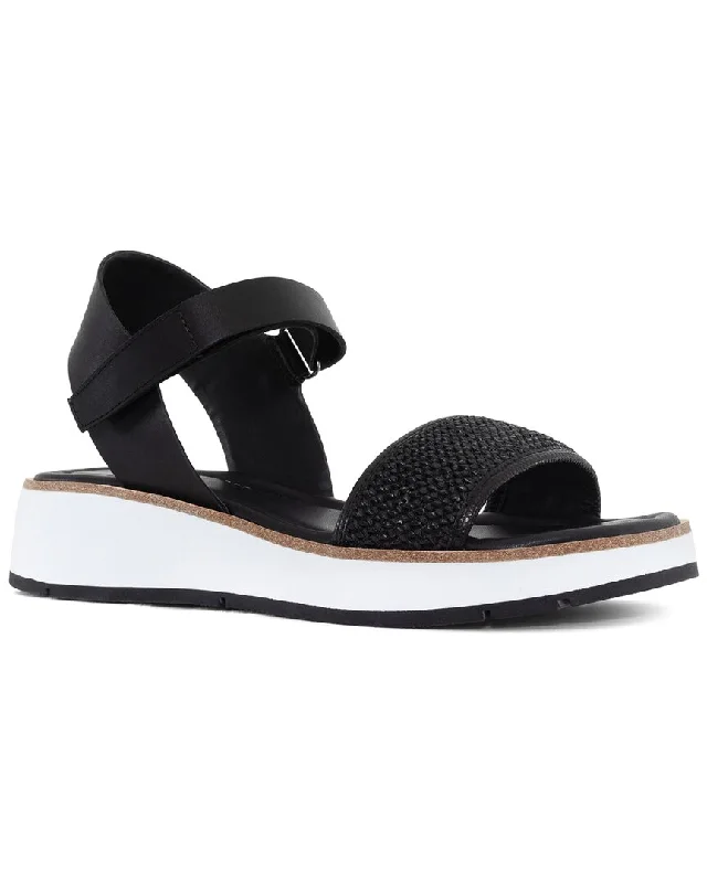 Deal Alert Donald Pliner Kinsley Leather-Trim Sandal