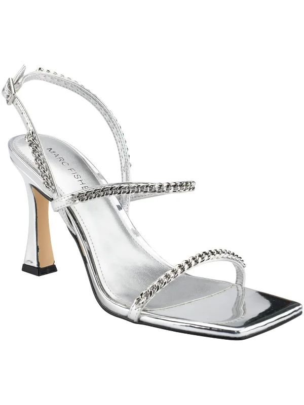 Super Sale Droid Womens Faux Leather Square Toe Heels