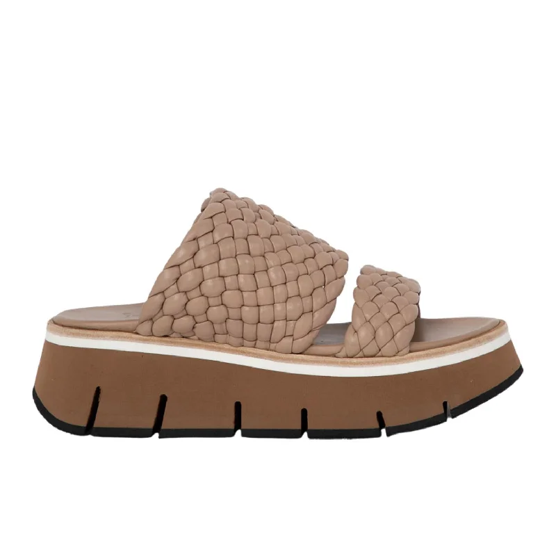 Value Deals Duyba Woven Platform Slide Sandal In Trenza Brown