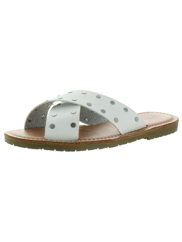 YEAR-End Sale Elana Womens Studded Slide Flats