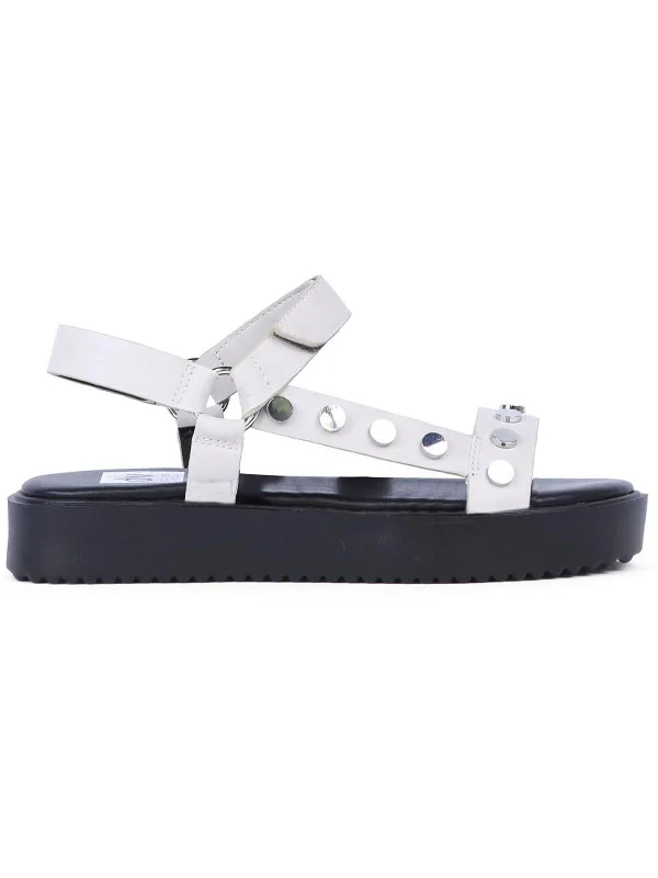 Final Markdown Elisium Womens Faux Leather Ankle Strap