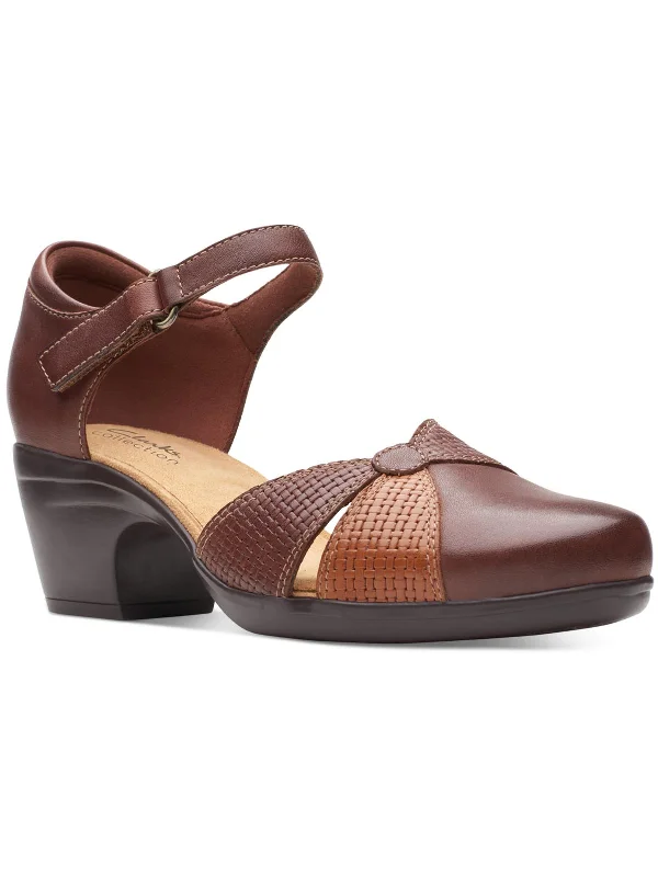 Extra Savings Emily Rae Womens Round Toe Leather Heels