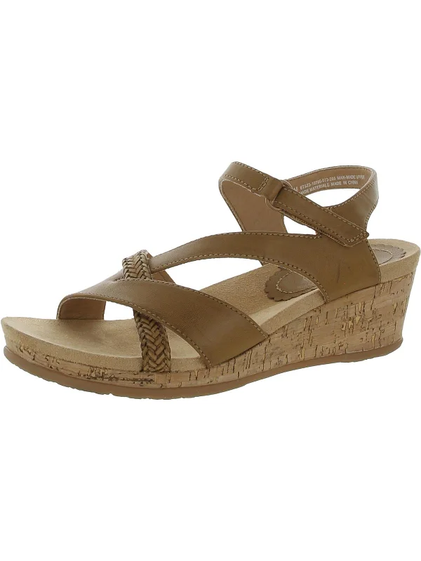 Crazy Savings Farah Womens Faux Leather Ankle Strap