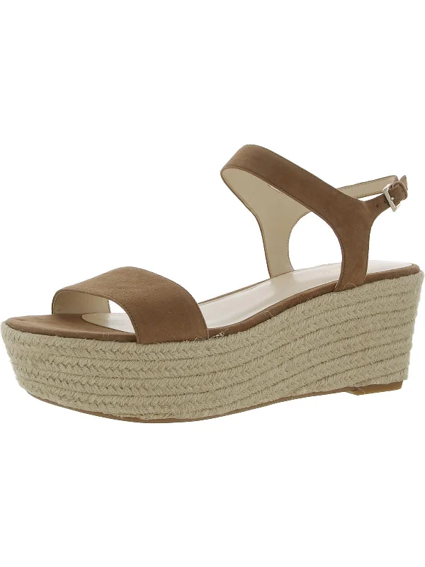 Buy More, Save More Flownder Womens Suede Ankle Strap Wedge Sandals