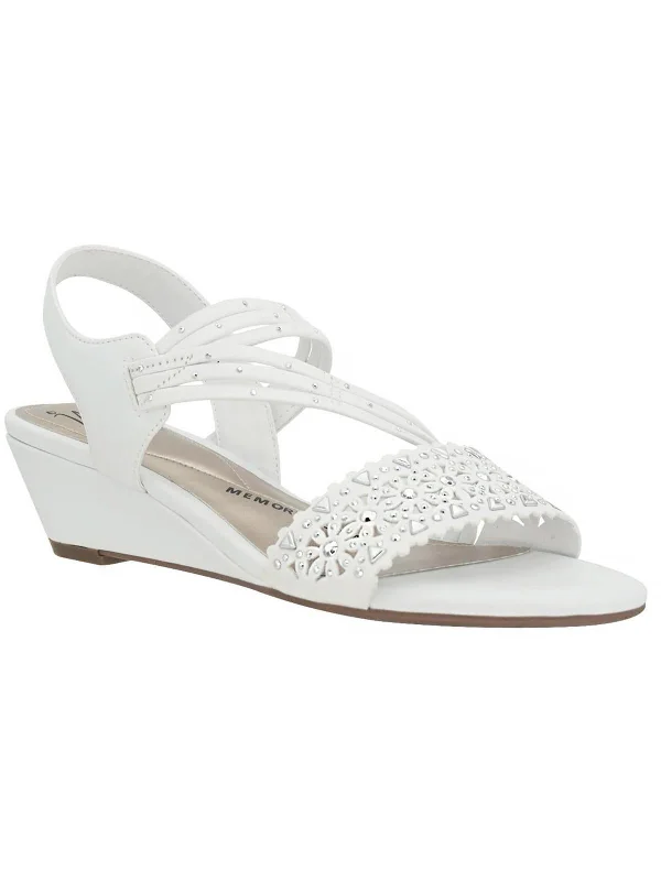 Weekend Wonders Await! Gatrina Womens Embellished Ankle Strap Slingback Sandals