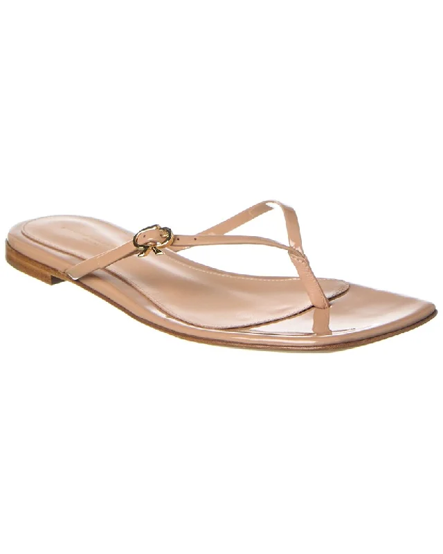 Special Savings Gianvito Rossi Jaipur Patent Sandal