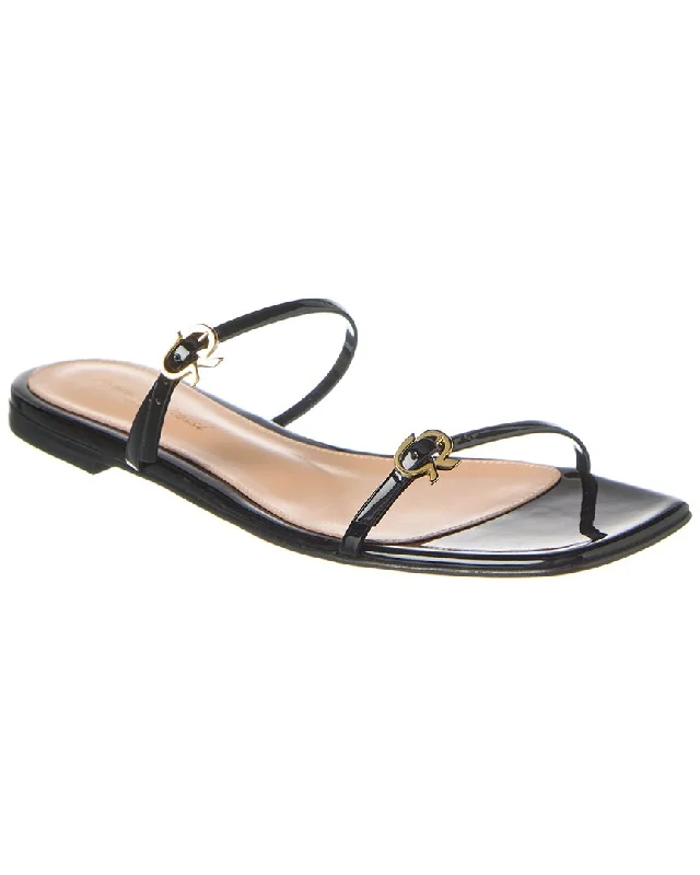 Flash Sale Gianvito Rossi Ribbon Cruise Patent Sandal