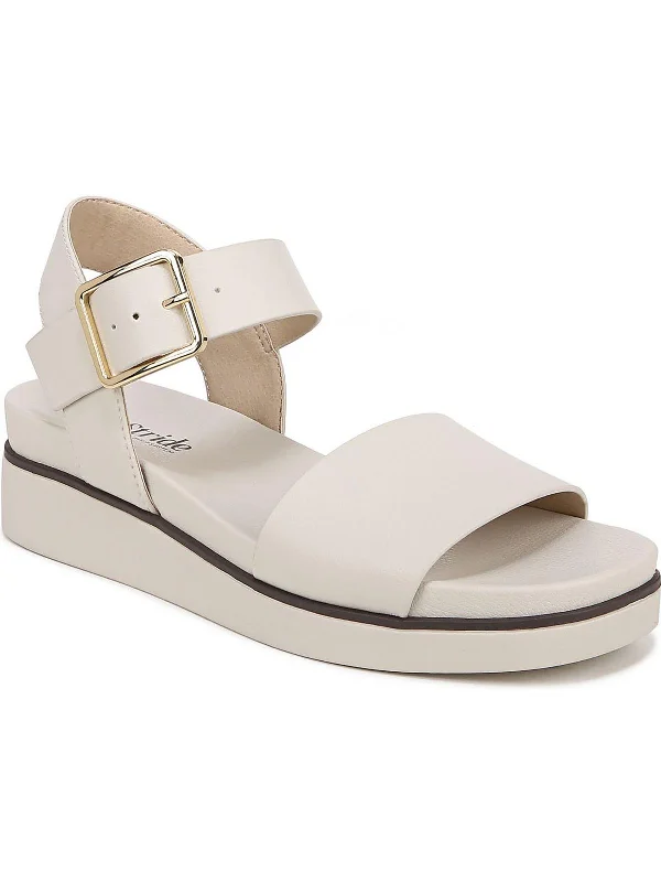 Weekend Bargains to Savor Gillian Womens Metallic Ankle Strap