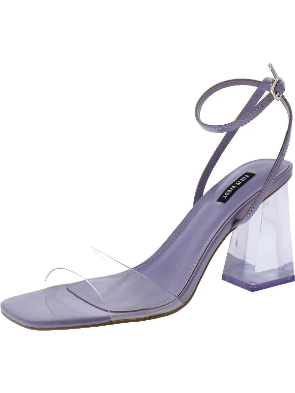 Exclusive Access Glorea Womens Faux Leather Ankle Strap Heels