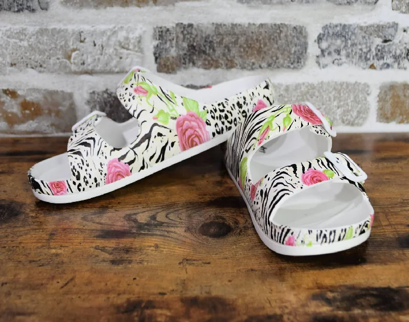 Bargain Prices Gypsy Jazz Mama Mia Sandals In White/black/pink