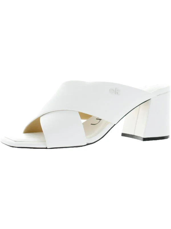 Weekend Specials to Grab Isha Womens Leather Open Toe Heels