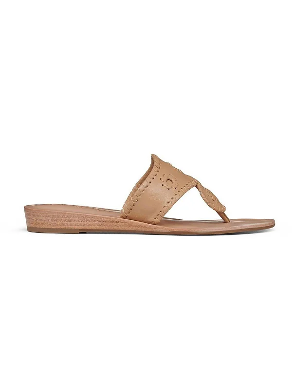 Weekend Deal Jacks Demi Wedge Womens Slip On Thong Wedge Sandals