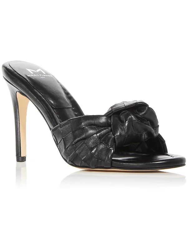 Midnight Madness Janna Womens Leather Heels