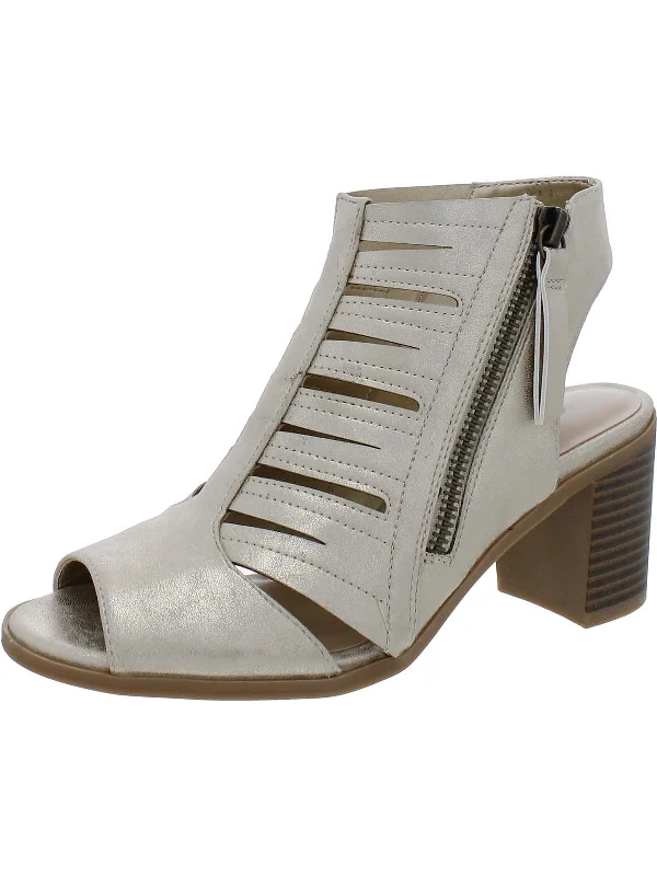 The Best Prices Karlie Womens Metallic Cut-Out Heels