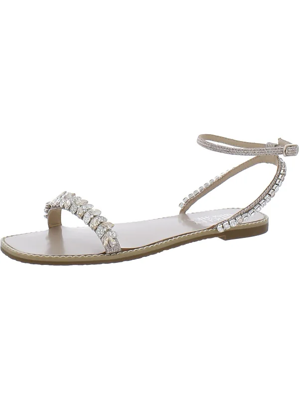 Weekend Bargains to Love Kensy Womens Removable Strap Flat Slingback Sandals