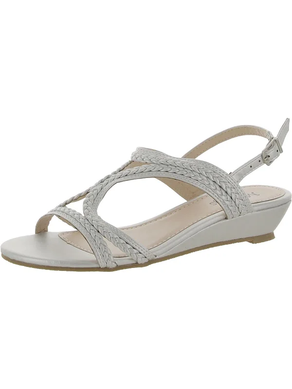 Weekend Sale: Don't Miss Out Krissie  Womens Slip On Dressy Wedge Sandals