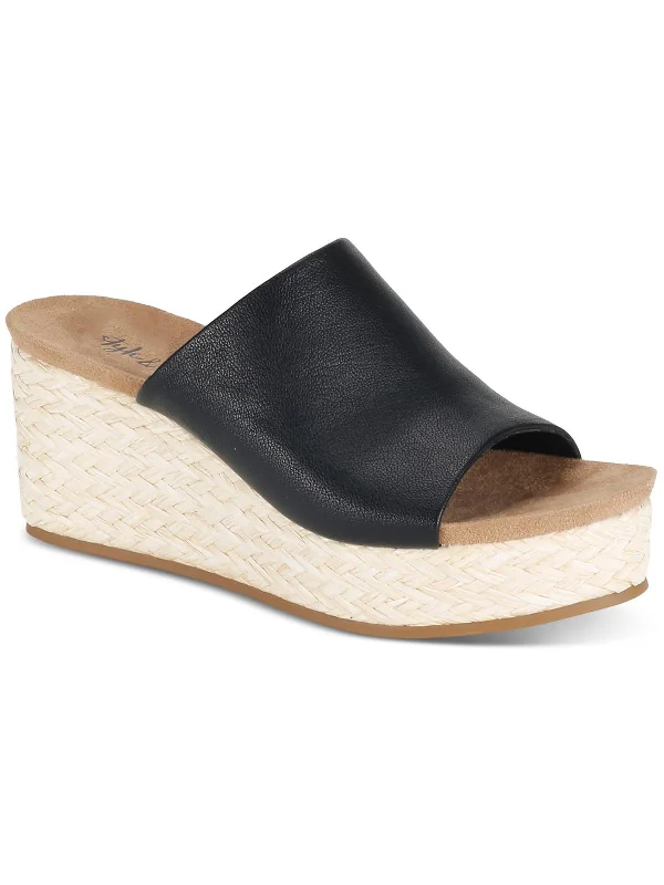 Special Discount LARISSAA Womens Wedge Warm Slide Sandals