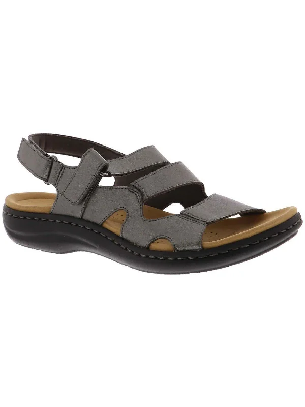 Weekend Savings Bonanza Laurie Ann Style Womens Leather Wedge Heel Wedge Sandals