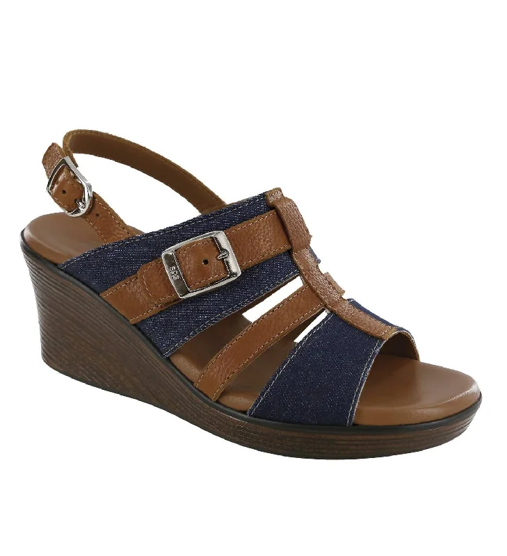 Buy More, Save More Layla Sandal - Medium In Blue Jean