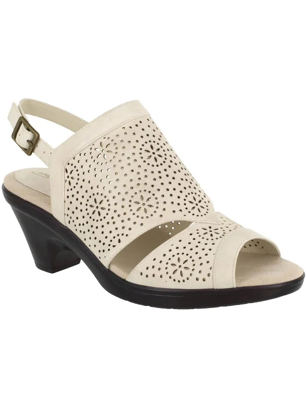 Weekend Bargains to Savor Linda   Womens Faux Leather Slingback Heel Sandals